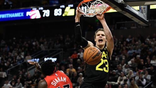 《NBA全场集锦》【球星】马尔卡宁vs猛龙集锦 独揽28+13里突外投率队取胜