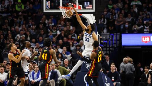 《NBA全场集锦》【球星】唐斯vs老鹰集锦 复出第一战狂砍22+4险胜老鹰