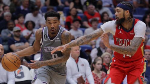 《NBA全场集锦》国王vs鹈鹕五佳球 巴恩斯神仙2+1蒙克超难压哨入网