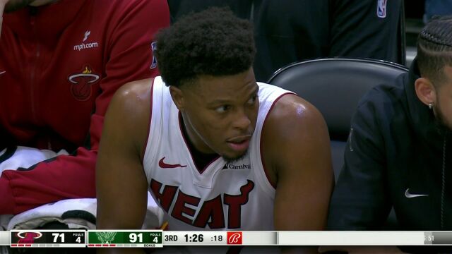 NBA常规赛：热火vs雄鹿第3节中文解说回放