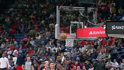 《NBA全场集锦》这波救球可给满分 蒙克极限救球赫尔特飚射底角三分