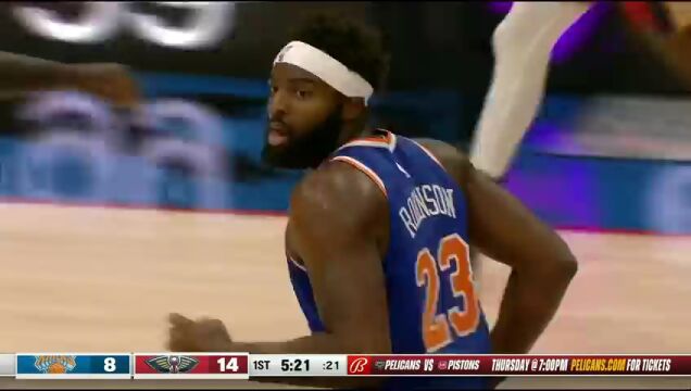 尼克斯vs鹈鹕第1节中文解说回放