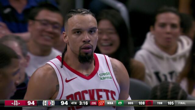 NBA季中锦标赛：火箭vs快船第4节英文原声回放