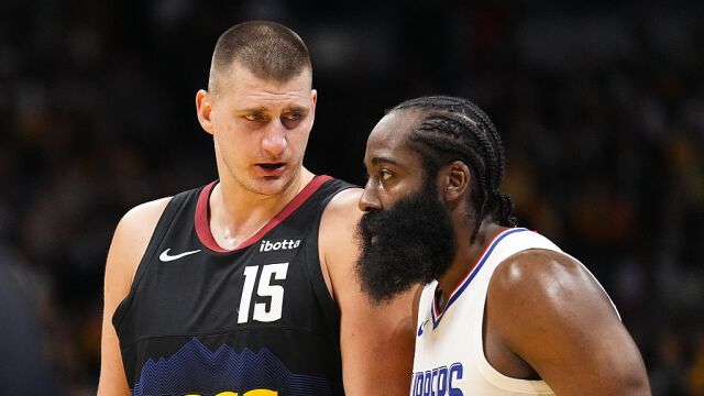 快船108-111掘金 卡椒组合空砍50分哈登21分难阻6连败