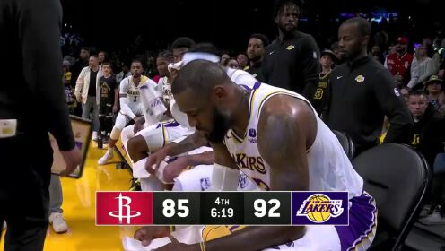 洛杉矶湖人_NBA常规赛：火箭104-105湖人_【回放】NBA常规赛：火箭vs湖人第4节中文解说回放_高清
