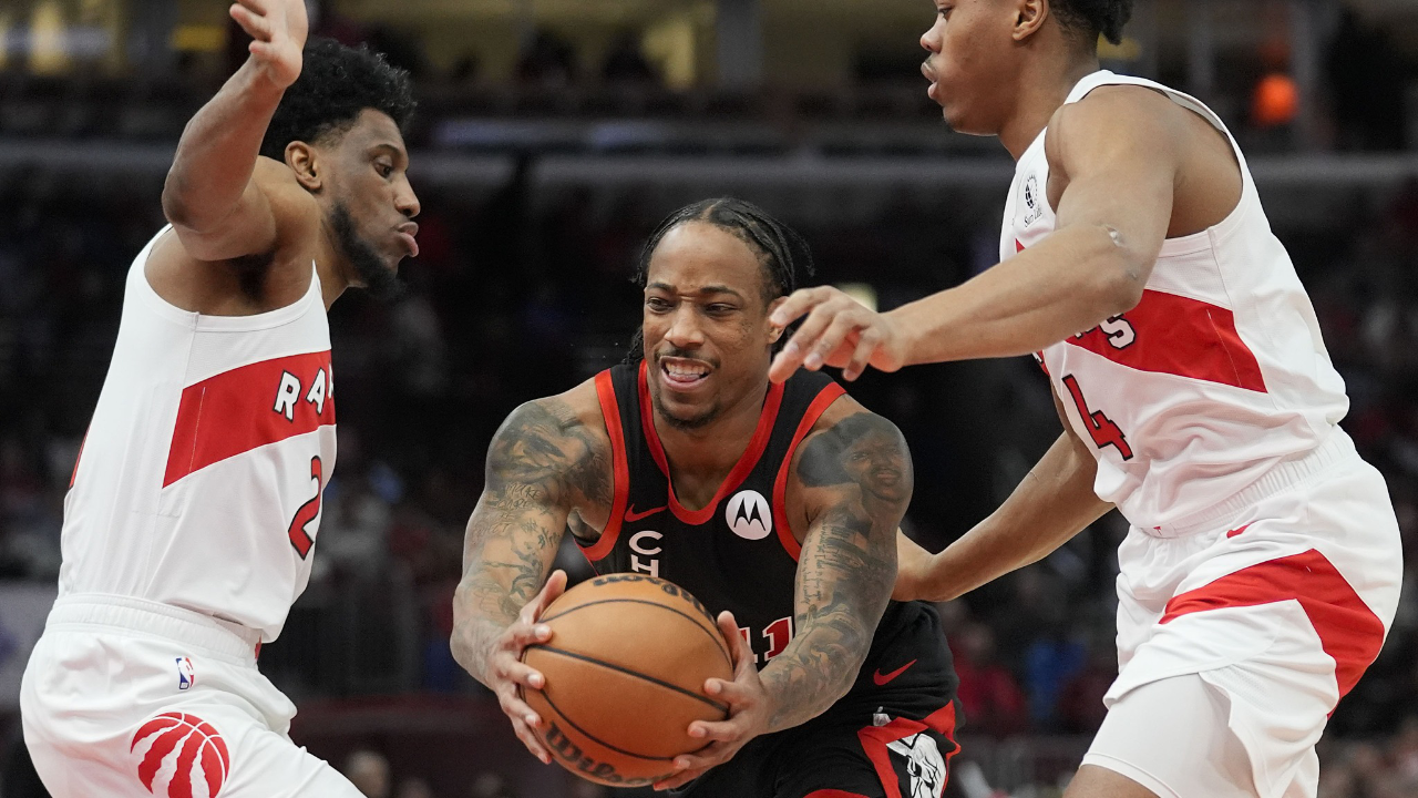 球星德罗赞vs猛龙集锦全场最高25分未能带队取胜