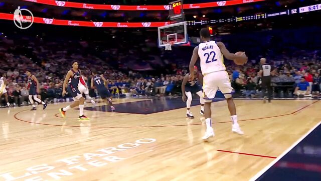 嘴哥爆发！连中三分打爆76人 全场21分10篮板