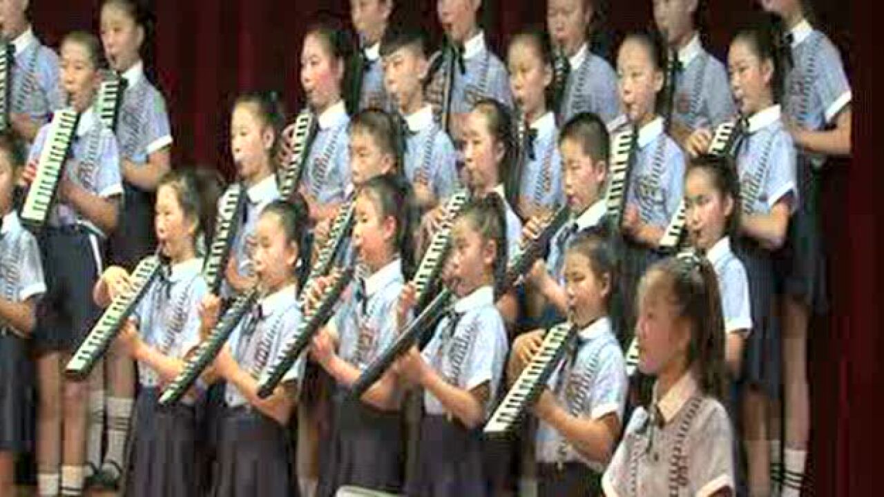 临朐县第一实验小学口风琴合奏《巡逻兵进行曲》《鸽子》_腾讯视频