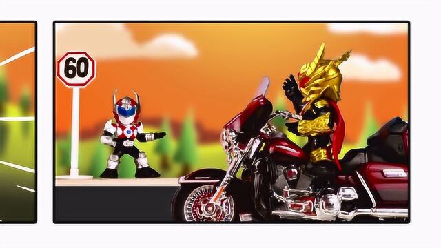 铠甲q传  铠甲q传 第11集 交通规则要遵守,刑天"行"警看着你哦!