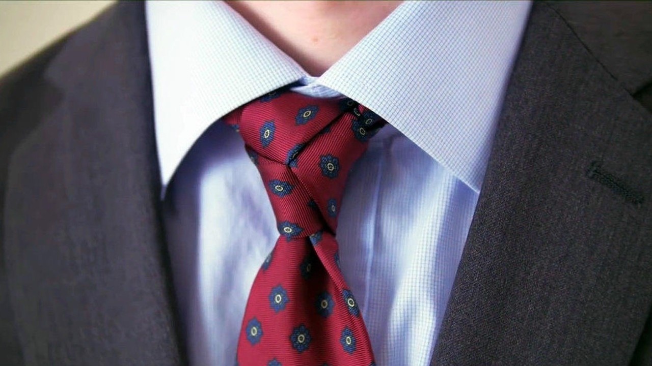 教你如何打领带领带的三一结打法教学