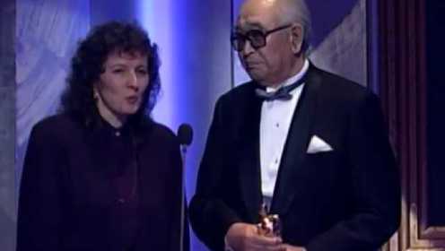 日本电影大师黑泽明 1990年获奥斯卡终身成就奖