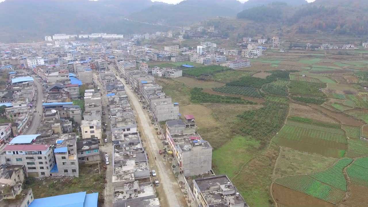 航拍思南县大坝场镇全景看看能看到你家不