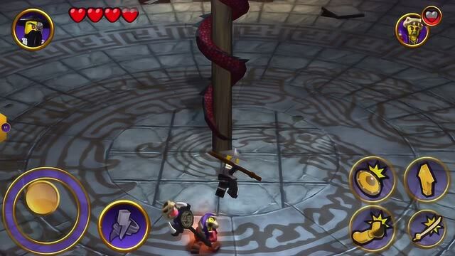 乐高幻影忍者 格斗大赛 邪恶吴大师打败陈大师