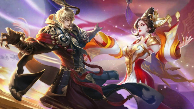 王者荣耀嬴政大战武则天教你怎么躲武则天大招你贵我照杀