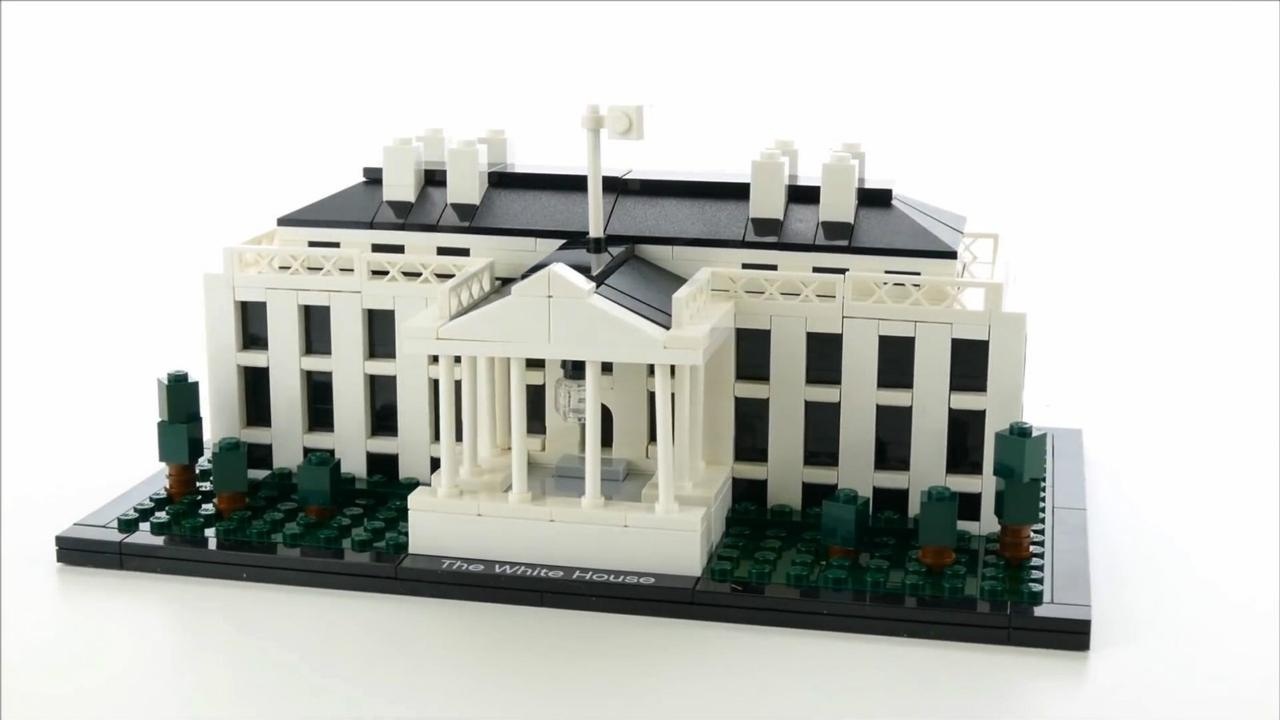 快速搭建乐高积木建筑系列21006白宫