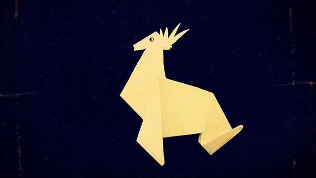 折纸大全图解教你折一头梅花鹿简单又漂亮的纸艺