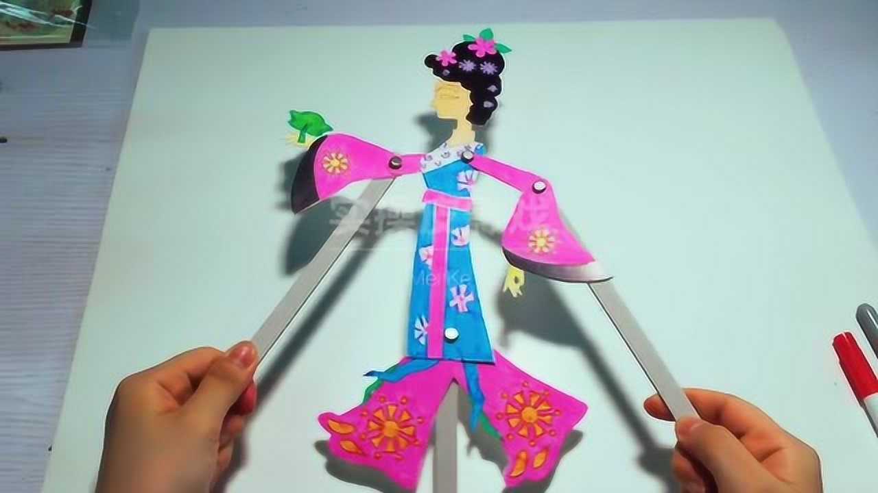 创意DIY,教你制作一个皮影戏,非常简单_高清1080P在线观看平台_腾讯视频