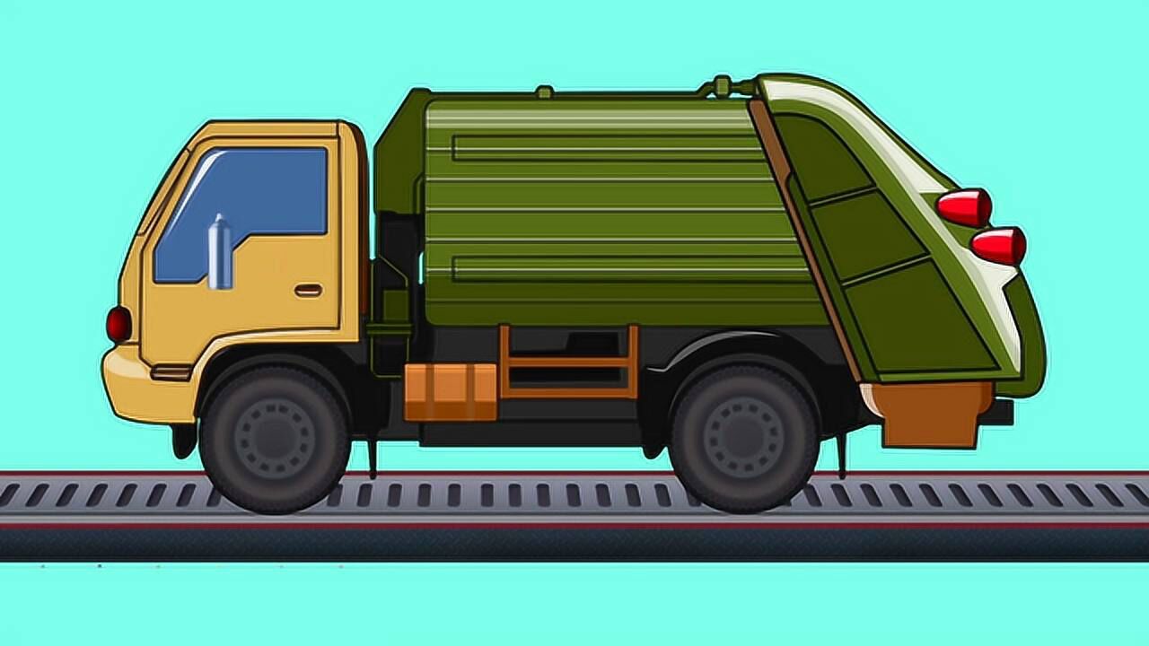 垃圾车简笔画魏零线条太多能学会的都有绘画天赋