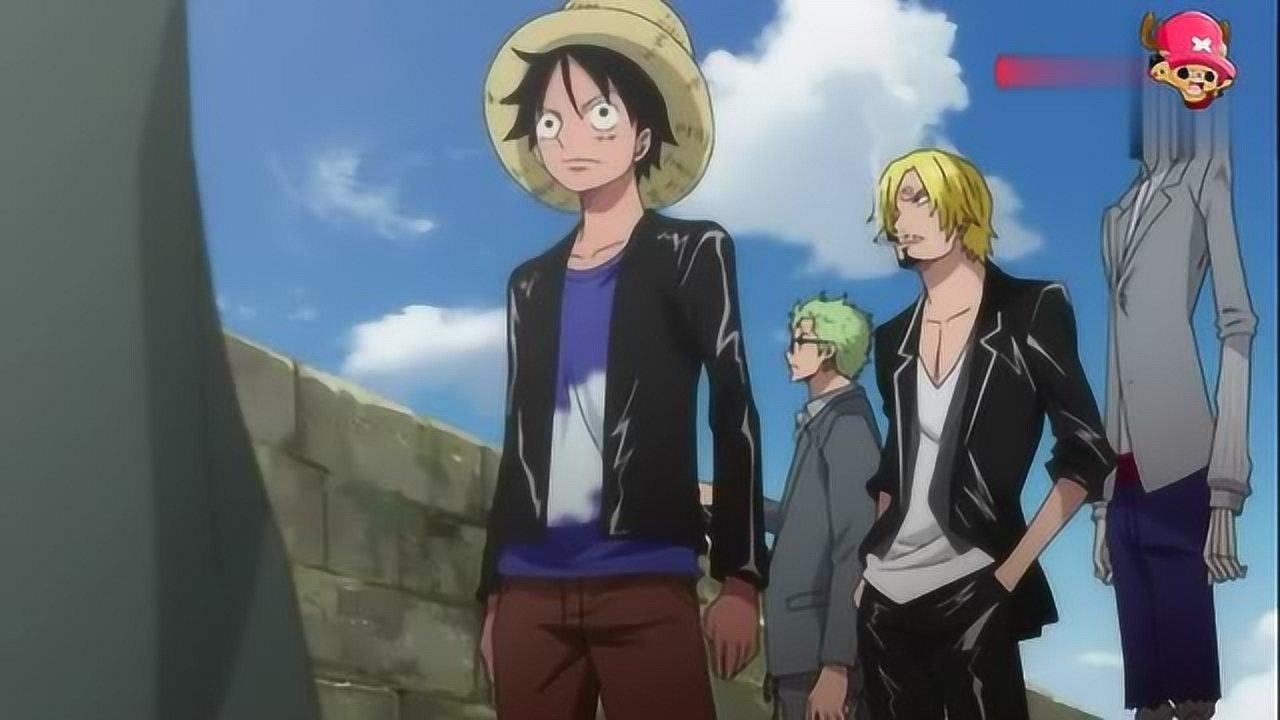 海贼王草帽一伙一身西装夹克超级帅气