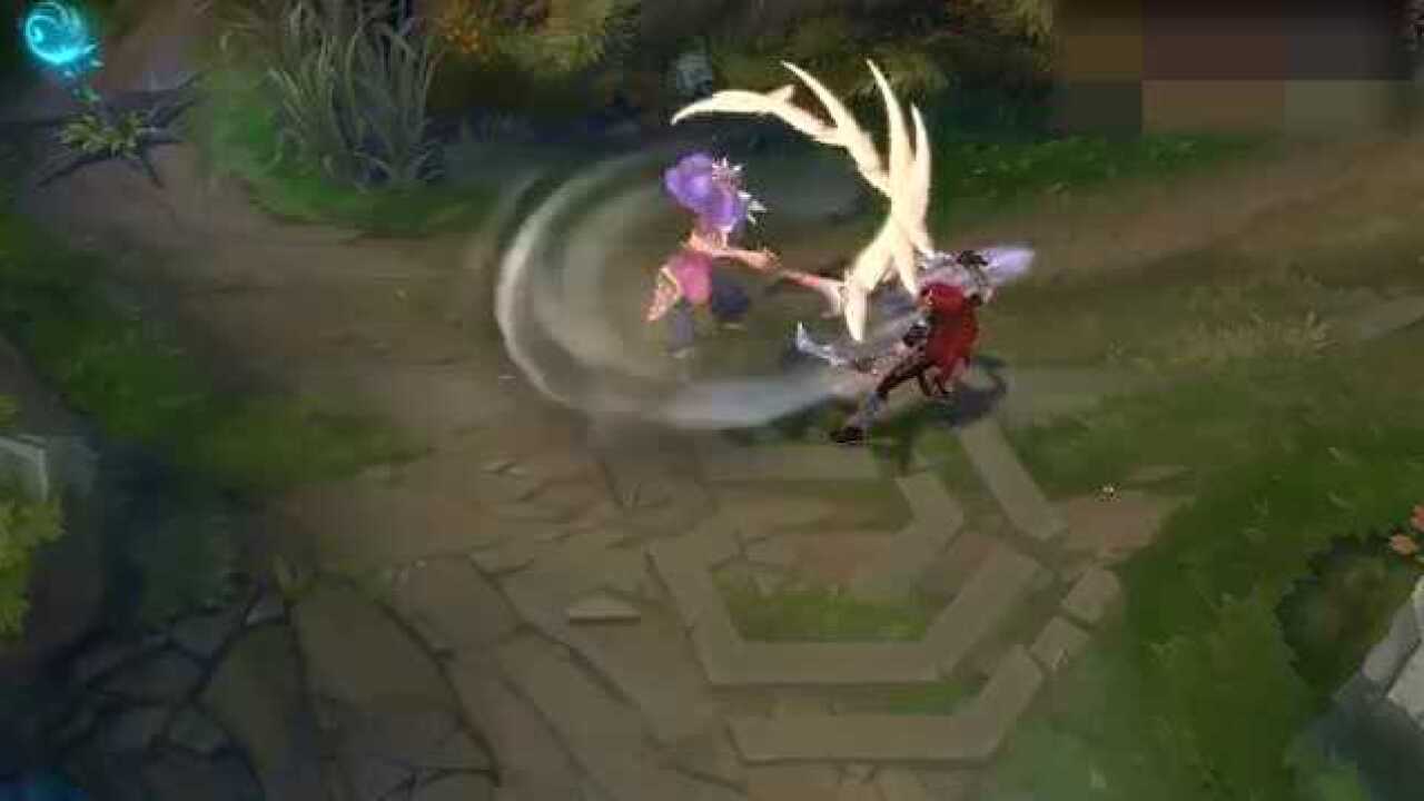 LOL: 新版刀妹莲花之令皮肤预览，乘华夏之正，御六剑之辩_腾讯视频