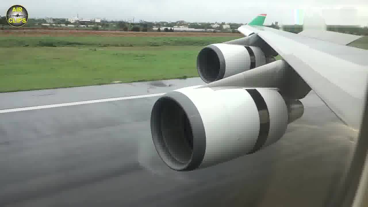 波音747-400反推力着陆过程_腾讯视频