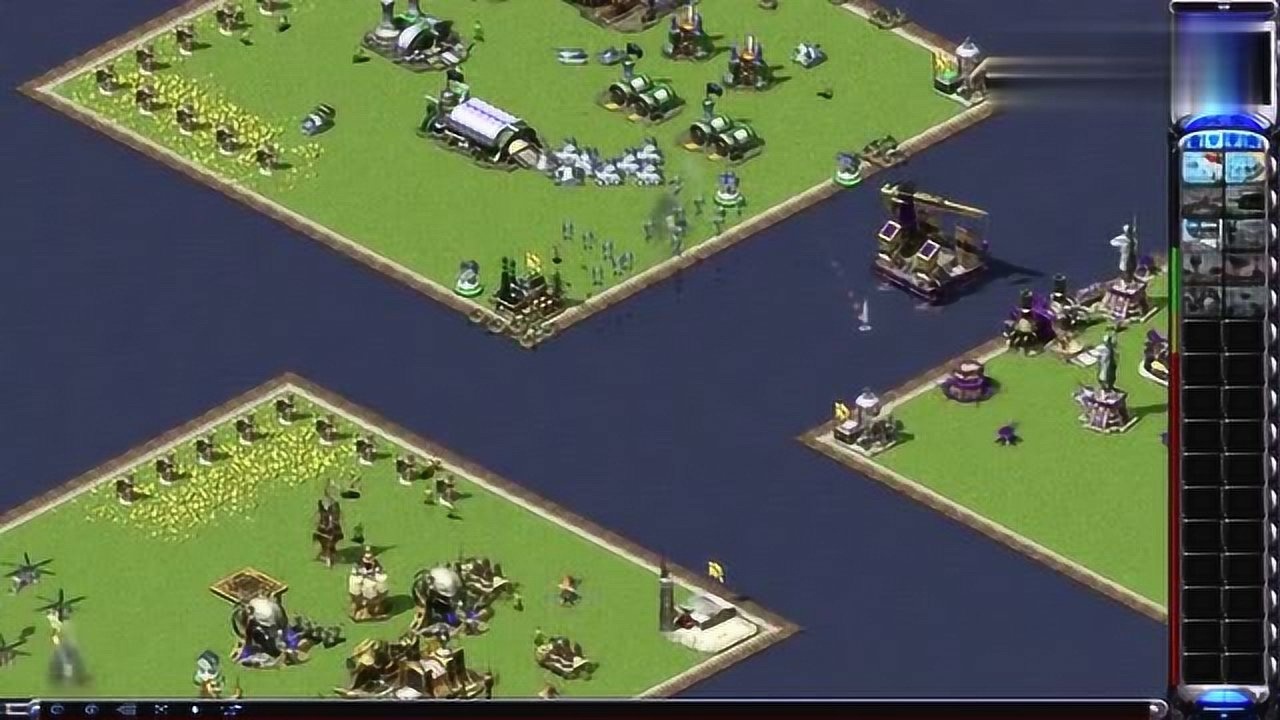 红色警戒:国外选手4v4海战[尤里的复仇