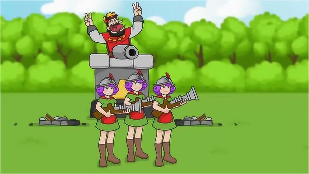 皇室战争游戏动画