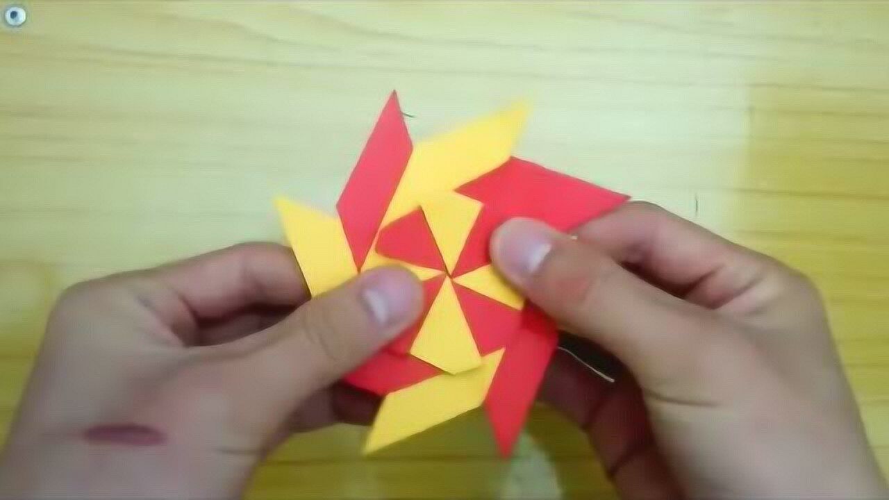 儿童趣味手工折纸:指尖陀螺,转的飞起!