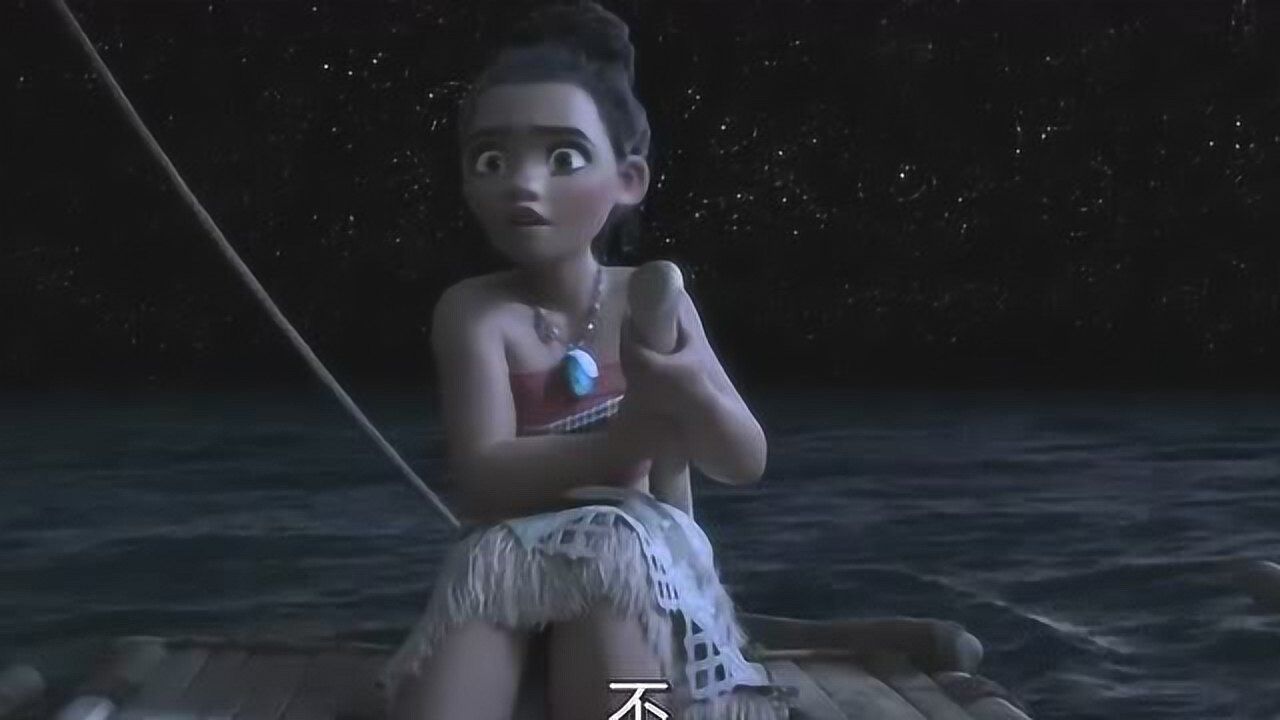 海洋奇缘莫阿娜独自出海呆萌小鸡处处惹人发笑