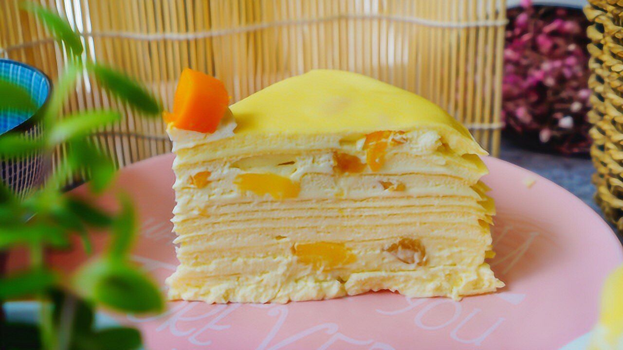 黄桃千层蛋糕-蛋皮版