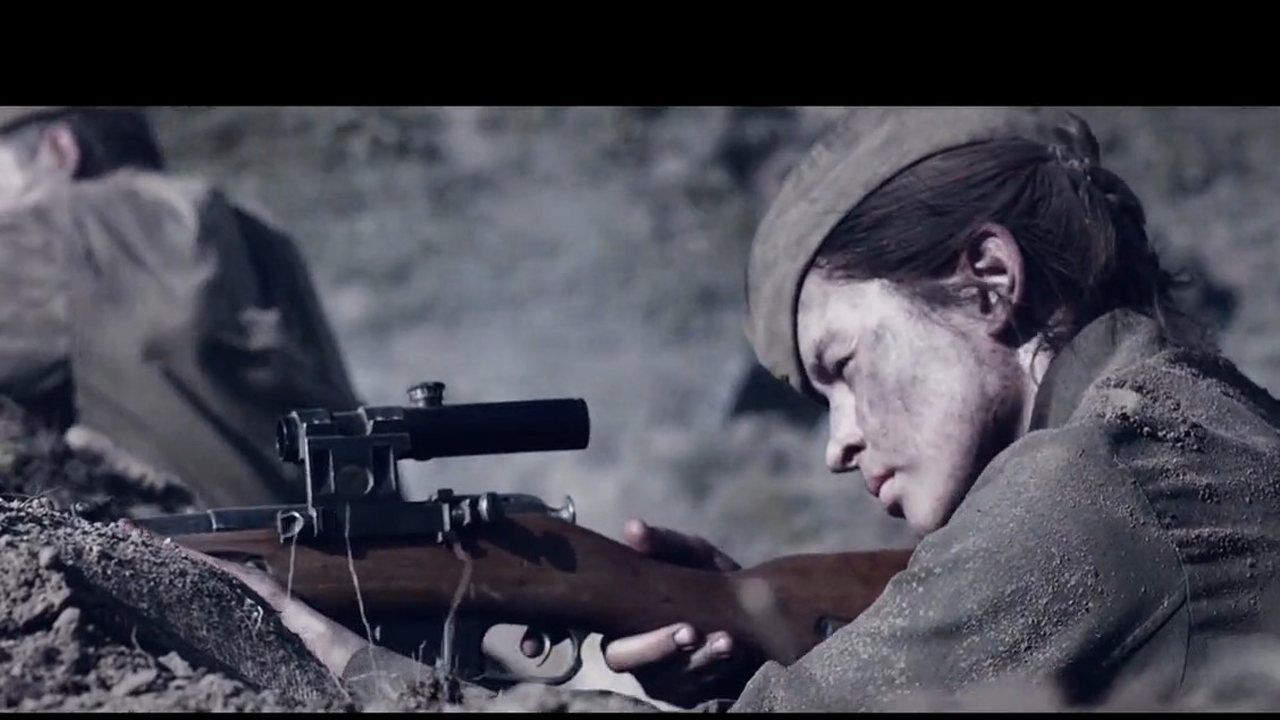 苏联女狙击手神勇无比枪枪毙命德军下的魂飞魄散经典二战电影