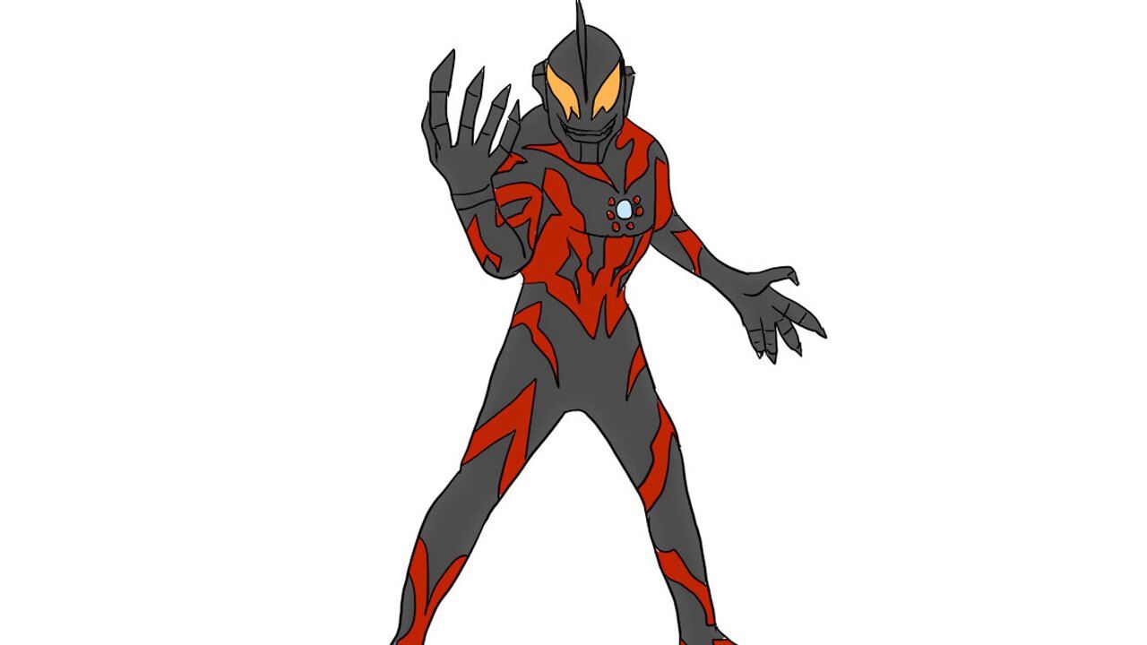 贝利亚奥特曼儿童卡通简笔画