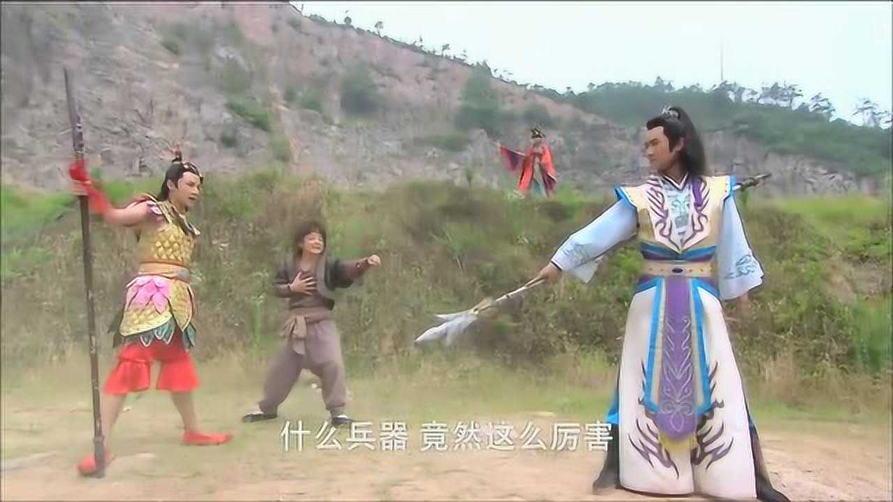 封神英雄榜杨戬的银尖宝方戟很厉害哪吒的兵器也打不过