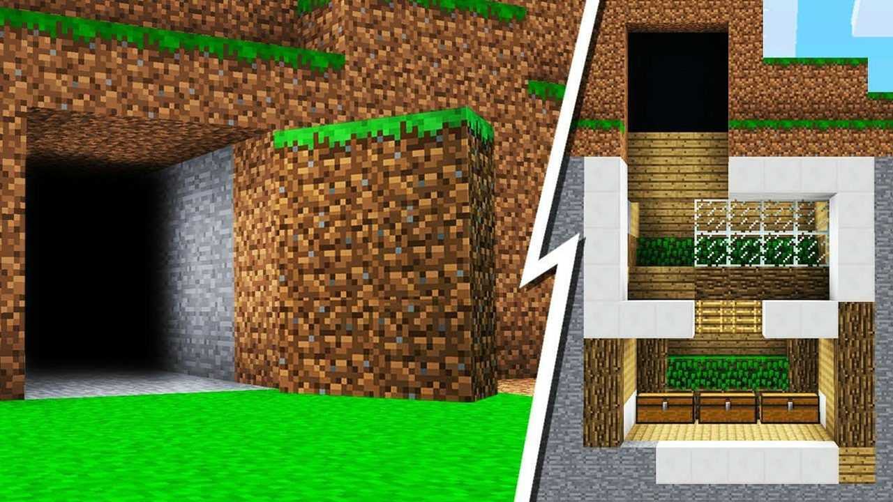 我的世界:制作一个地下秘密基地?视频教程