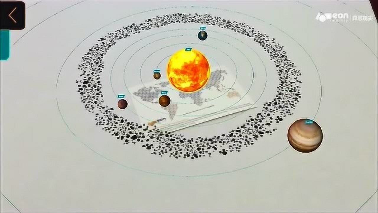 增强现实ar看太阳系八大行星