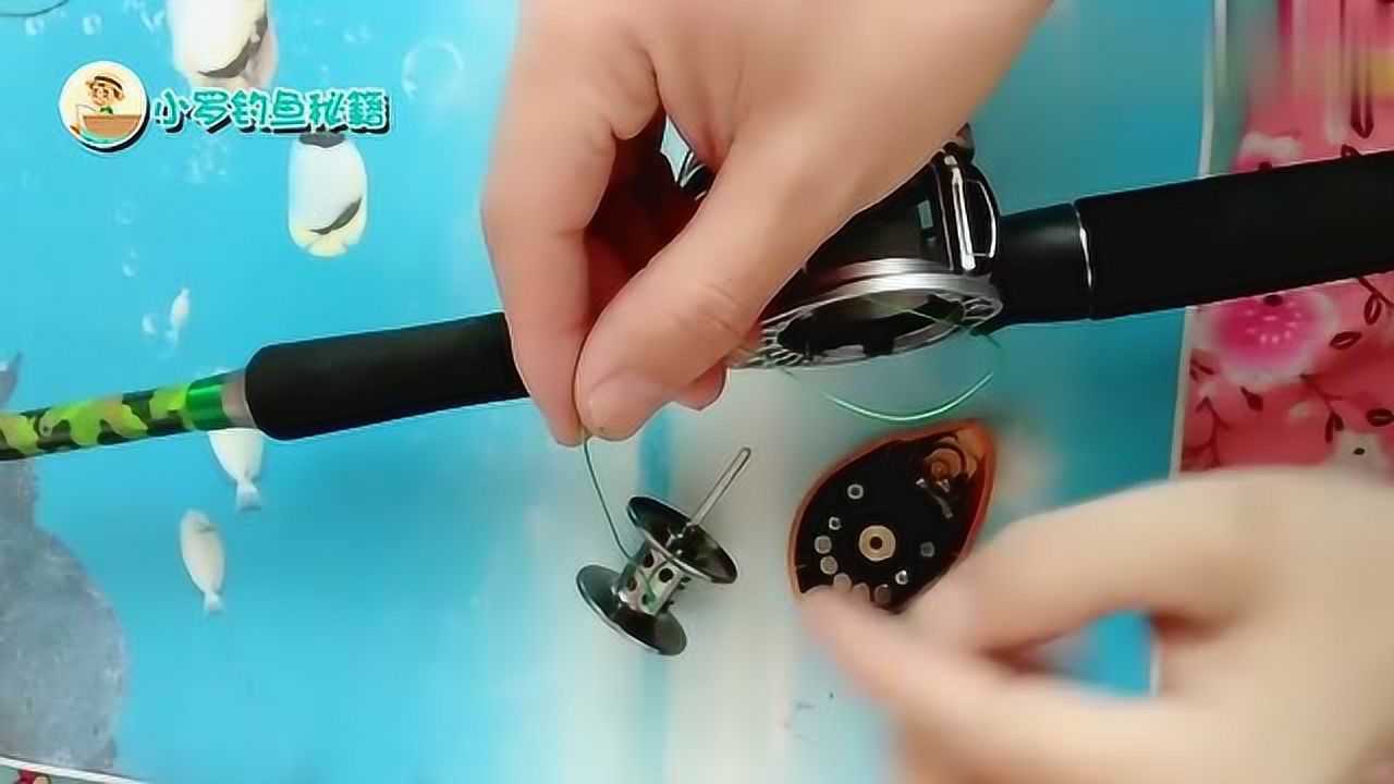 路亚水滴轮鱼线,正确安装方法!