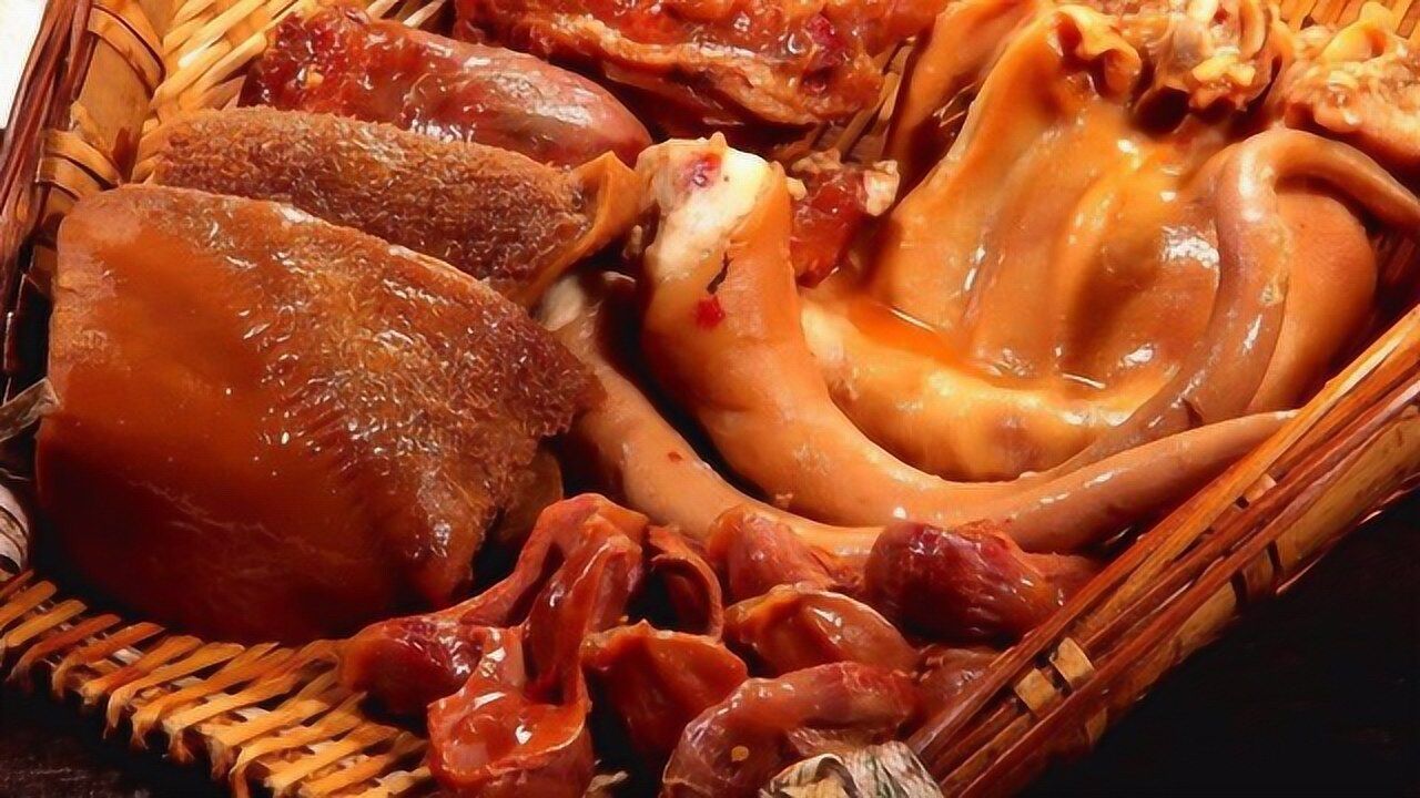 红油凉拌菜教学 卤猪头肉 卤肉的做法 卤味技术配方