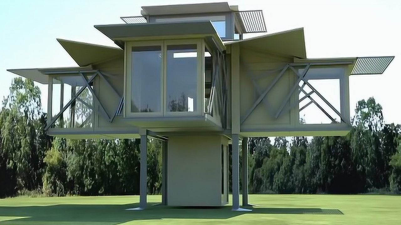 未来现移动房子10分钟内建好完美解决住房问题