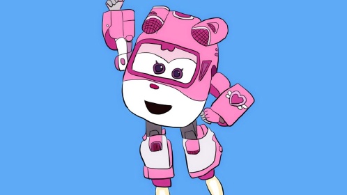 超级飞侠之开心的小爱儿童卡通简笔画