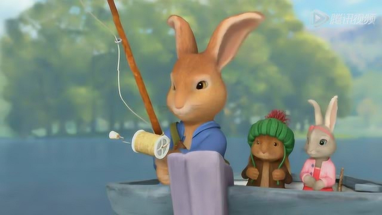 比得兔莉莉用蚯蚓做诱饵钓全世界最大的鱼