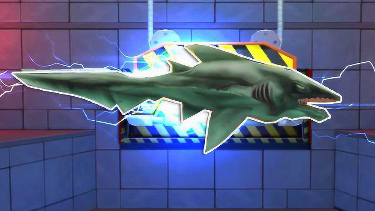 饥饿鲨进化电鲨果然没让我失望电流一放大量鱼类乖乖的等待收割