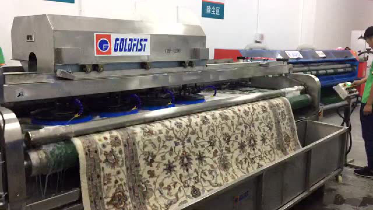 全自动地毯清洗机-流水线清洗3【格瑞戴西】