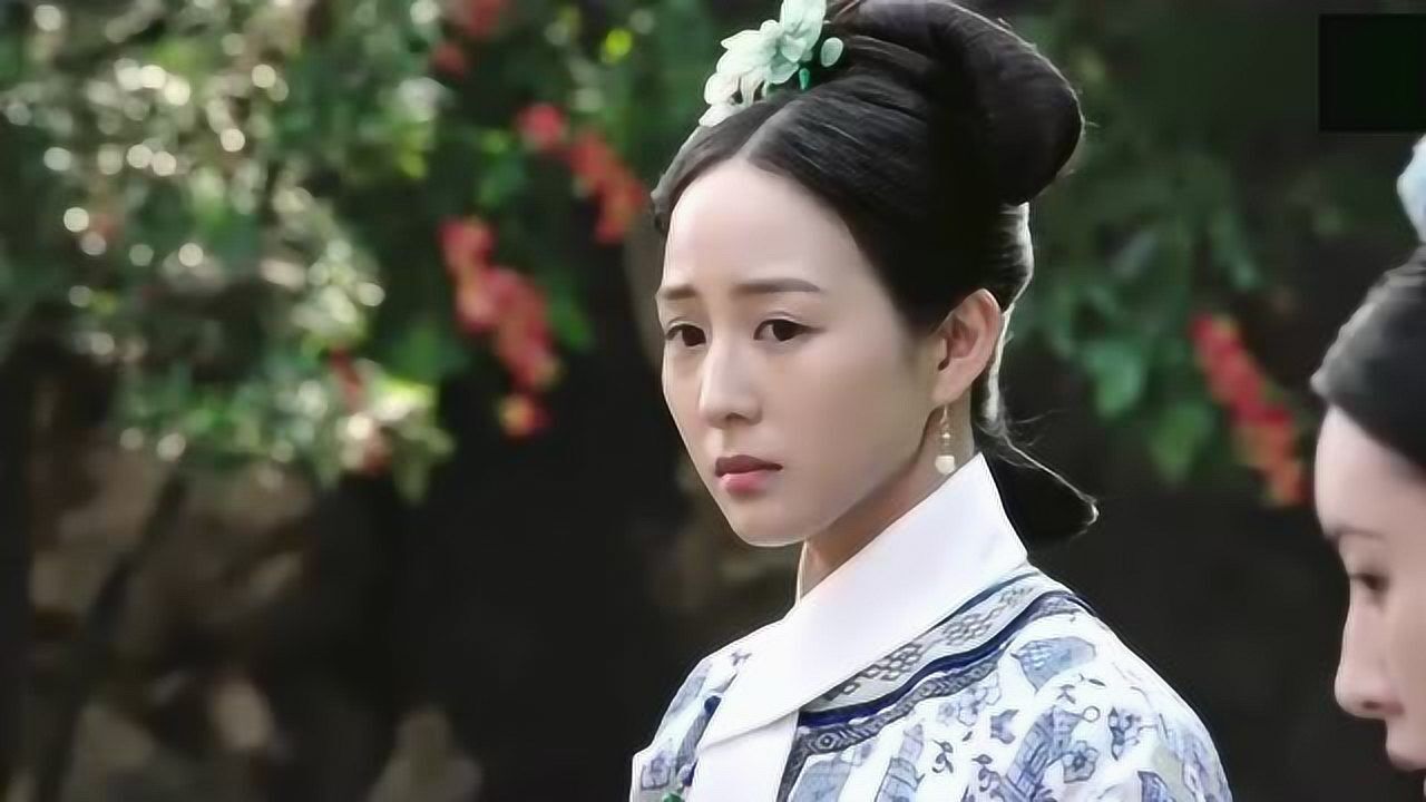 《如懿传》霍建华让海兰折凌霄花,送给如懿!