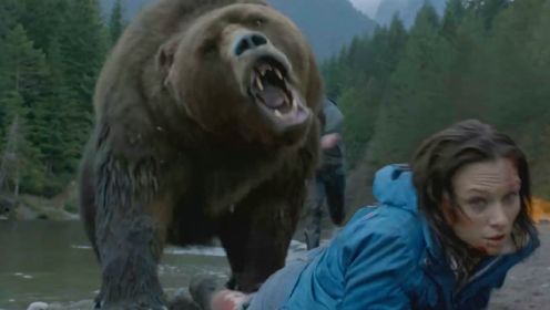 一部丛林冒险生存动作片 嗜血灰熊生猛残暴猎杀人类，场面极具震撼