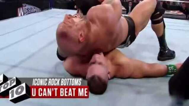 WWE巨石强森的经典招式Rock Bottoms精彩TOP10