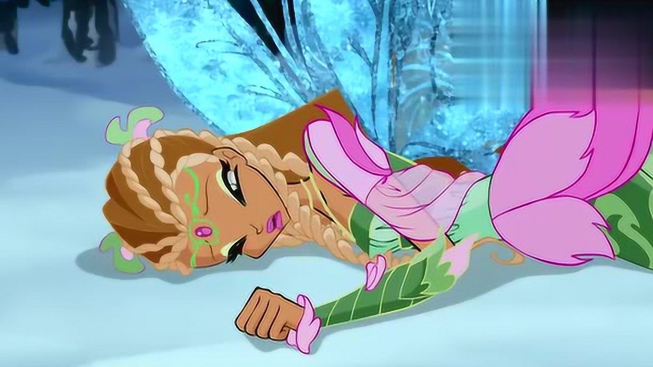 魔法俏佳人:冰后袭击城市,芙罗拉被打成重伤,她能挺过去吗?