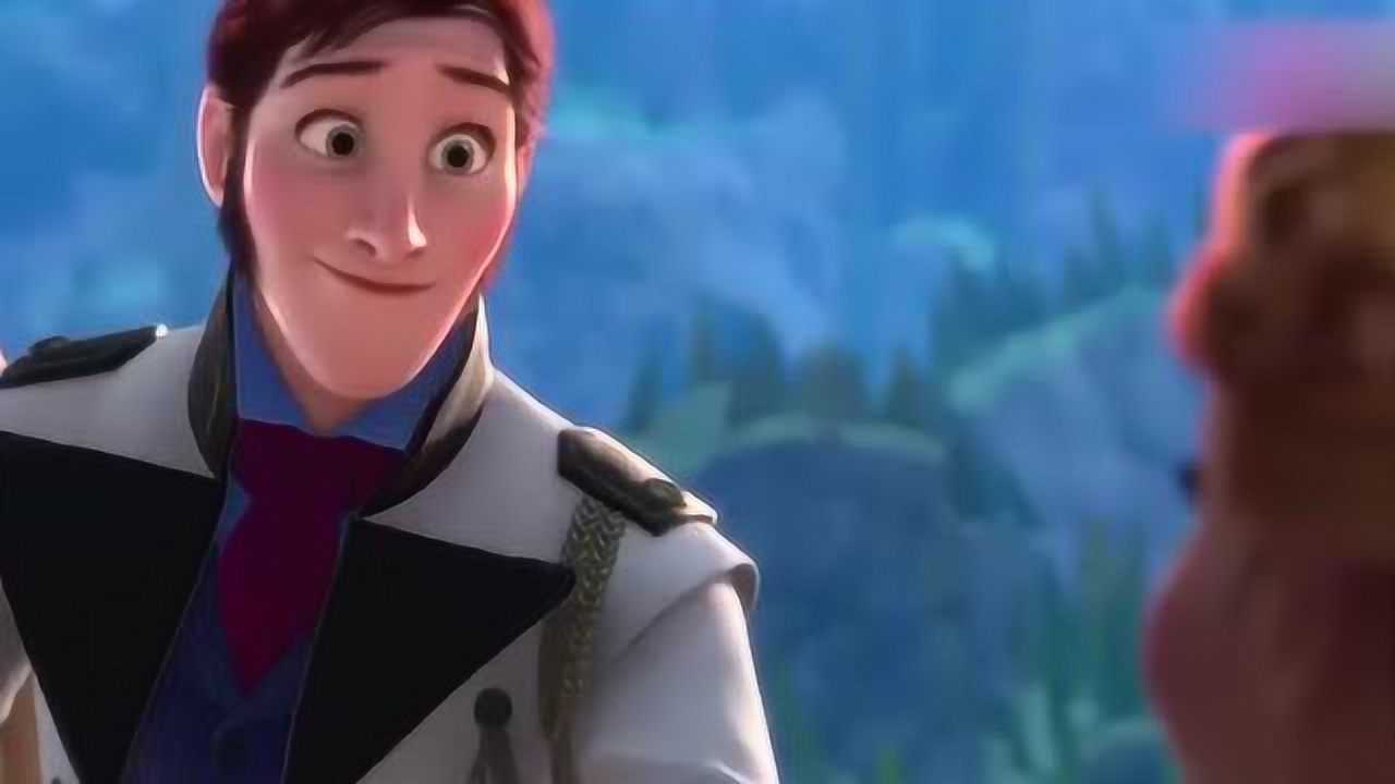 冰雪奇缘安娜公主尴尬邂逅汉斯王子网友你要感谢马兄