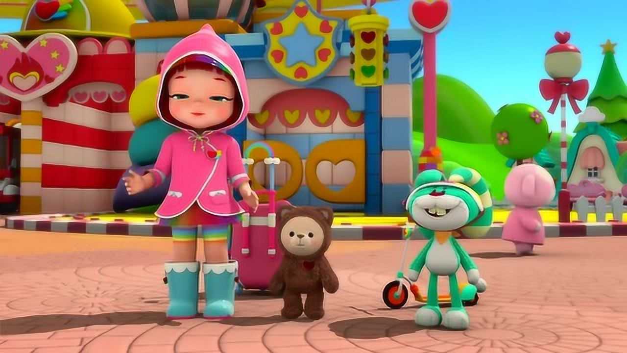 《彩虹宝宝》彩虹小镇飞来一群鸟在村民的头顶上飞来飞去!