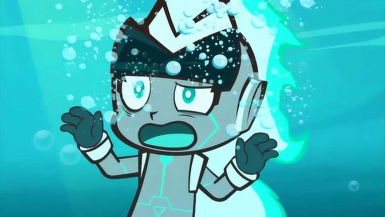 开心超人联盟伽罗从噩梦中惊醒后发现同伴们都掉入海中