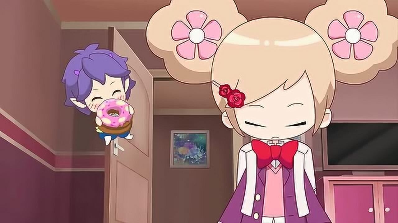 小花仙库库鲁在家里很无聊终于等到安安放学回家了